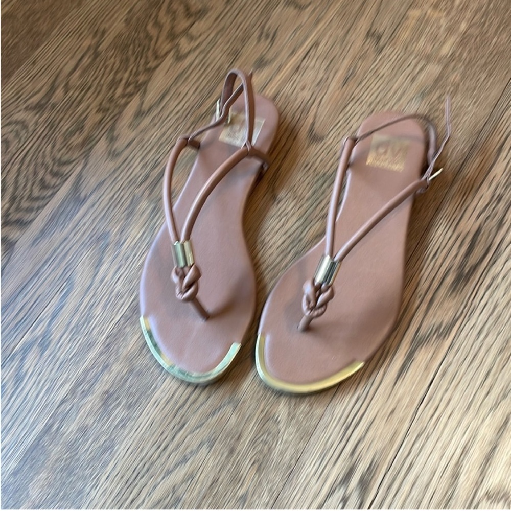 Brown/gold Dulce Vida sandals size 8